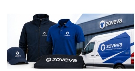 Zoveva bedrijfskleding en signing